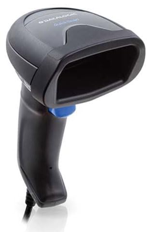 FipkaDatalogic QuickScan Lite QW2520 handheld scanner, 2D, imager, USB, IP52, incl.: cable (USB, straight, 2 m), stand, QW2520-BKK1S Black