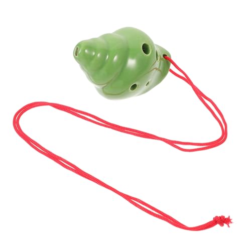 HEMOTON Instrument Hole Beginner Ocarina Portable Ceramic Wind Instrument for Boys and Girls