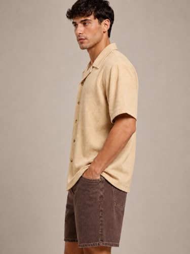 Image of Leriya Fashion Shirt for Man | Mens Casual Shirts | Shirt for Man| Shirts for Mens Stylish |Half Sleeve Button Down Textured Summer Wear (Available in Plus Sizes)