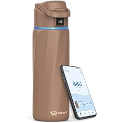 BOOST Smart Water Bottle that Reminds You to Drink, 24oz BPA-Free Stainless Steel Vacuum Insulated, Wide Mouth Water Tracker Bottle with APP for School, Gym, Office, Ideal for Father's Day