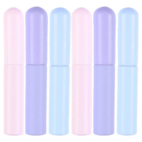 Aplicadores de silicona para labios multiusos lavables con tapa para maquillaje limpio
