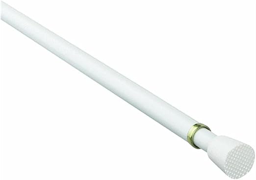 Levolor 13315 Tension Rod, 28-to-48-Inch Width, 7/16-Inch Diameter, White