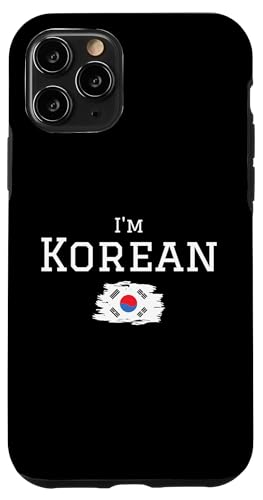 Hülle für iPhone 11 Pro Souvenir-Flagge mit Aufschrift "I'm Korean Proud That I'm From South Korea"