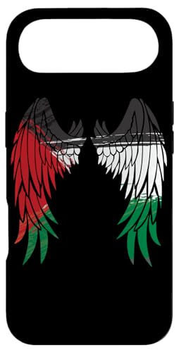 Palestine Flag Dad On Back Side Palestinian Angel Kids Wings X}zP[X iPhone Air p