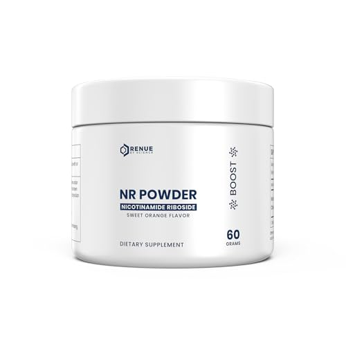 Renue By Science Nicotinamide Riboside | 1000mg Nicotinamide Powder - High Strength NR NAD Powder Sublingual Citrus Burst Flavor | Manufactured in the USA & Third-Party Tested | 60 Servings