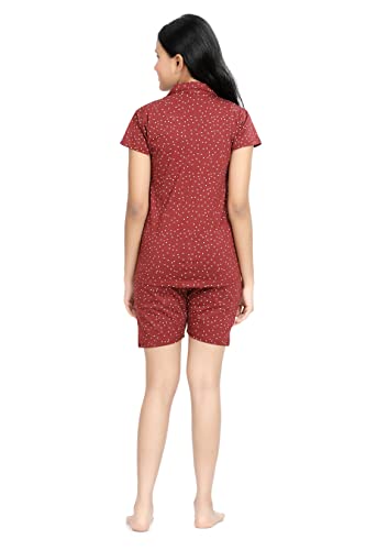 Image of Kids Night Suit for Girls - Cotton Set of Pyjama & T-Shirt Sleepwear - Lightweight & Comfortable Night Wear for Kids