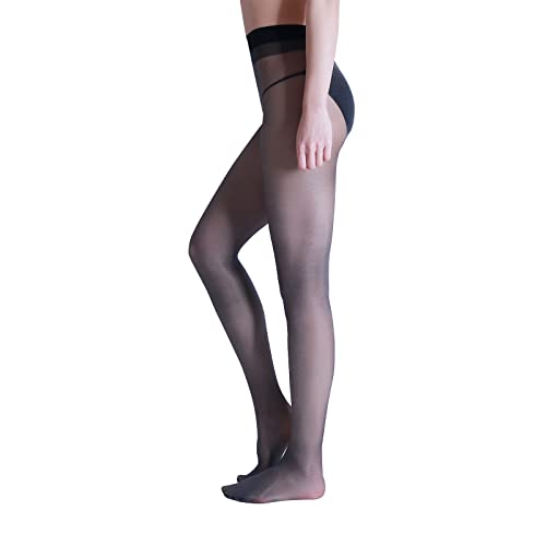Image of Sahabowi Women's Sheer Tights, High Waist Pantyhose, Vintage Control Top Stockings,Shaping Pantyhose Slimming Butt Lifting