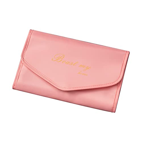 Multifonctionnel Collier Boucles D'Oreilles Sac De Rangement Portable Voyage À La Maison Boîte À Bijoux Sac À Bijoux Pliable En Bois De teck, rouge, taille unique