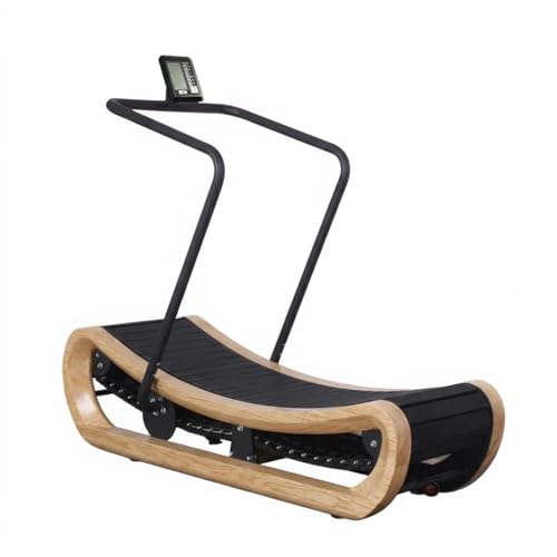 Image of Curved Treadmill - Self-Propelled Running Machine for Home Workouts - Exercise Walking Pad - Low-Impact & Energy-Efficient - Fitness Equipment for Sprinting, Jogging, or Walking