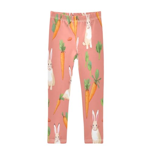 Toddler Girls Leggings Printed Yoga Pants Leggings Carrot Rabbit for Kids