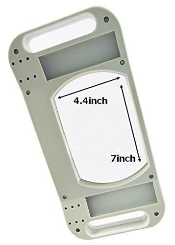 YUHINN Lupe Schreibtischlupe mit LED-Lampenlicht Dimmbar Turdy Base Hohe Klarheit Multifunktional für geschlossene Arbeit Lesen Nähen Arbeiten in der Nähe
