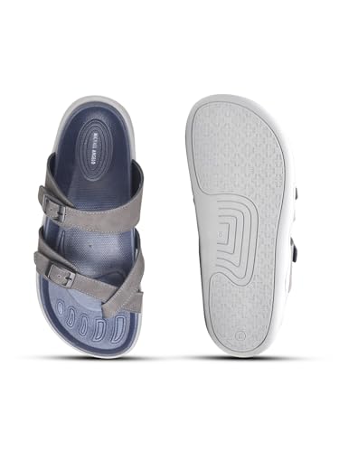 Image of Michael Angelo Black Casual Thong Slippers & Floaters for Men