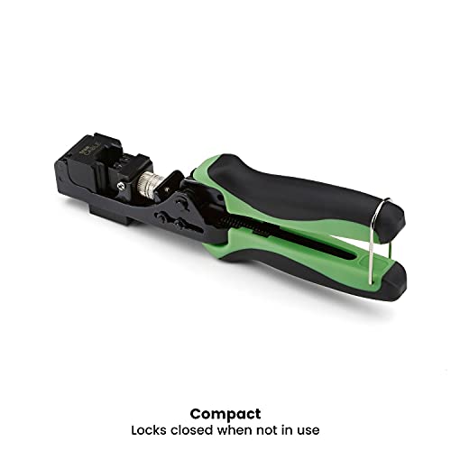 Image of TRUE CABLE 90 Degree RJ45 Keystone Jack Termination Tool, Cat5e /Cat6 /Cat6A UTP Ethernet Cable EZ Termination Punch Down for trueCABLE Unshielded Keystone Jacks