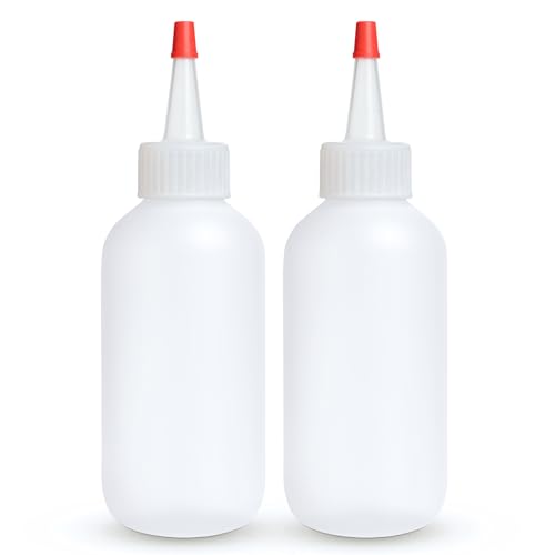 BRIGHTFROM 4 Oz Red Top Bottles