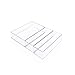 Produktbild Lilly Things ANTIRUTSCH Schubladen Ordnungssystem (transparent) Schubladen Organizer Schubladeneinsatz Aufbewahrungsbox für Make-Up Kosmetik Schminktisch Schreibtisch Büro Bad Küche (3-teilig B)