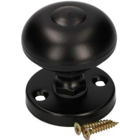 Pomello Porta KOTARBAU Ø55mm | Vernice Polvere | Nero | Per Cancelli E Porte - Foto 8