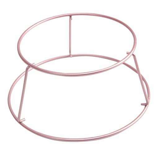 IWOWHERO Rejilla para Enfriar Bizcochos de Estructura de Aleación Reutilizable Resistente la Corrosión Soporte para Pasteles y Cupcakes Fácil de Limpiar y para Lavavajillas Color Rosa