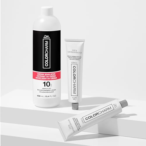 COLORCHARM Cream Hair Color Developers | For Activating Color, Highlighting, Gray Coverage, Blending, and Rich Multi-Dimensional End Results | Vegan | Various Sizes