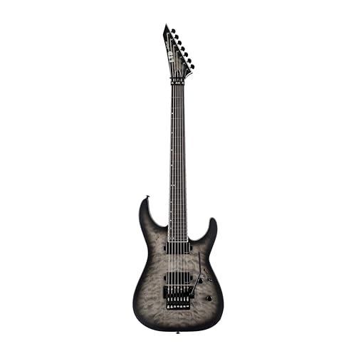 ESP LTD M-1007 Baritone Electric Guitar Charcoal Metallic Satin