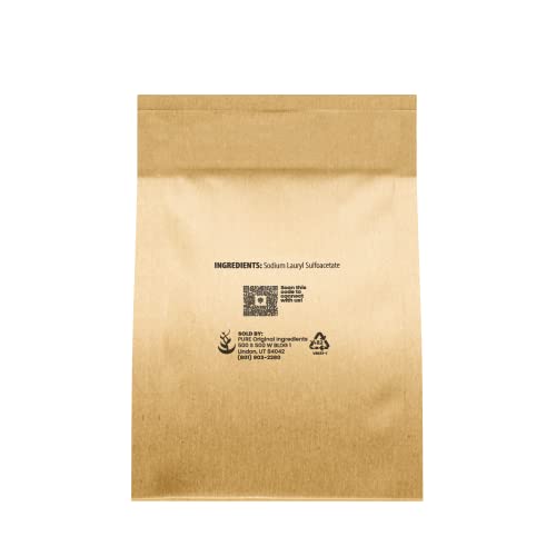 Image of Pure Original Ingredients Sodium Lauryl Sulfoacetate (SLSA) (4 oz) Long Lasting Foam & Bubbles, Gentle on Skin