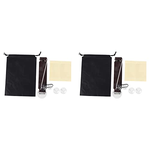Support de guitare classique droitier noir lot de 2 pieds de rangement