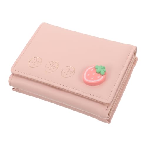 KESYOO Cute PU Mini Wallet for Women Small Cardholder Clutch Purse with Sufficient Storage Fashionable Coin Purse for Outdoor Shopping and Travel Family and Friends