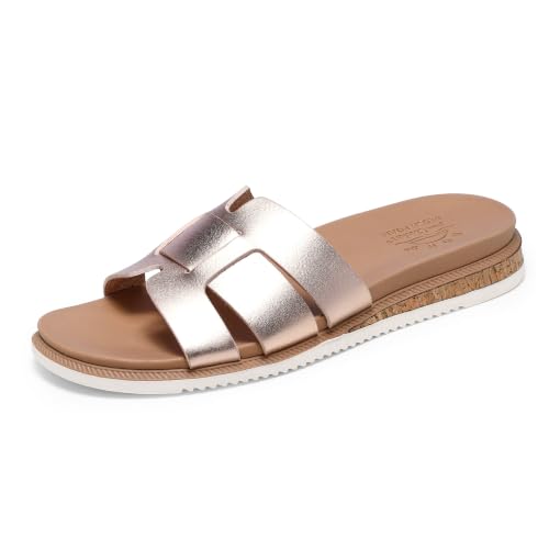 Image of Skechers Womens Desert Kiss Low - Peak Look | Casual sandal, Skechers Plush Foam cushioned comfort footbed, Vegan leather strap upper, flexible outsole