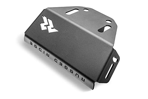 Rugged Ridge Hitch Skid Plate | Black Steel | 18013.01 | Fits 2007-2026 Jeep Wrangler JK/JL; 2020-2026 Jeep Gladiator JT w/ 2 Receiver Hitch