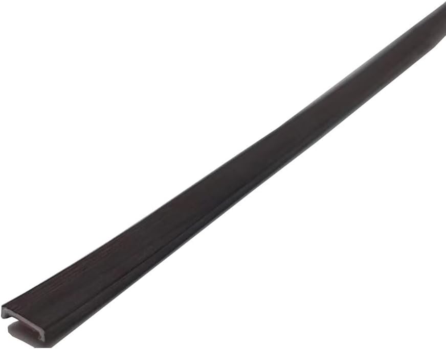 16.4 ft Self Adhesive Edge Protector for Cabinet Repair, U Channel Edge Guard Edge Banding U-Shape Edge Protector Strip, Corner and Edge Bumper Guards, Molding Trim Bar Edging(Coffee wood grain,7mm)