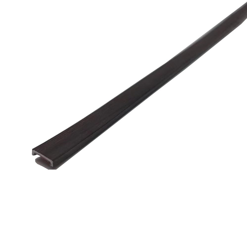 16.4 ft Self Adhesive Edge Protector for Cabinet Repair, U Channel Edge Guard Edge Banding U-Shape Edge Protector Strip, Corner and Edge Bumper Guards, Molding Trim Bar Edging(Coffee wood grain,7mm)
