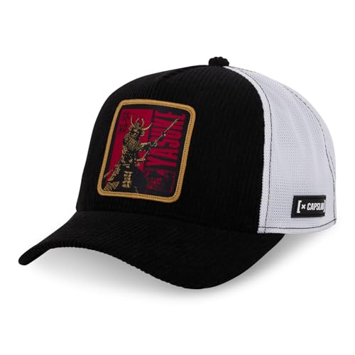 Gorra Assassin's Creed Shadows, Gorra Ajustable Snapback, Negro/Amarillo/Rojo Blanco, Talla Única