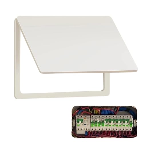 Copertura Pannello Elettrico in PVC – Sportello da Parete | Copri Elettrico Senza Trapano | Pannello Decorativo per Nascondere Quadri di Distribuzione | Decorazione da Parete per Casa, Ufficio