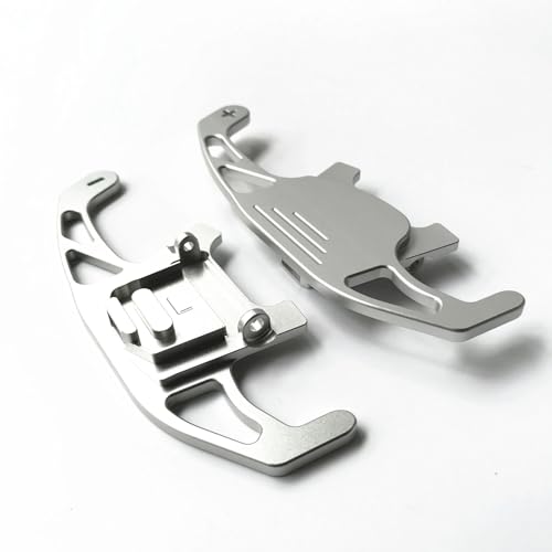 Levas cambio volante Golf 7 MK7 R de aluminio pulido plata