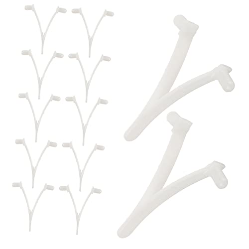 Yardwe 12 Piezas De Repuesto De Herramientas De Limpieza De Piscinas Clips En V Accesorios para Poste De Piscina Accesorio De Cubierta De para Piscina Clip De Fijación para