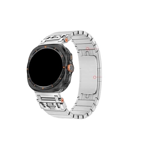 Bracelet à maillons pour montre Samsung Galaxy Watch Ultra 47mm métal robuste