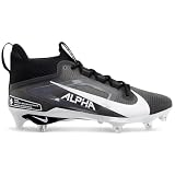 Nike Alpha Menace 4 Elite D Size 15 Wide Black/White