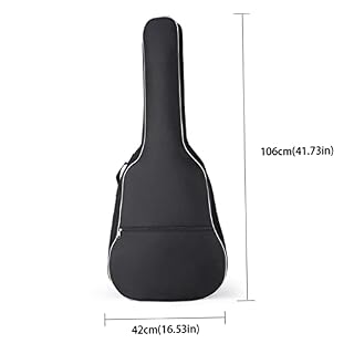 CurCKuad Housse de Guitare, Sacoche de Guitare Acoustique Sac de Concert Classique Pleine Taille 40 41 Pouces Housse de… - Les Beatles, Paul McCartney, John Lennon, RIngo Starr, George Harrison CurCKuad Housse de Guitare, Sacoche de Guitare Acoustique Sac de Concert Classique Pleine Taille 40 41 Pouces Housse de… – Image 2