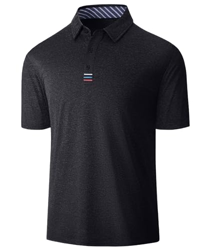 VALANCH Men's Lightweight Short Sleeve Quick-Dry Golf Polo Shirt (Size XL-3XL) - image 1