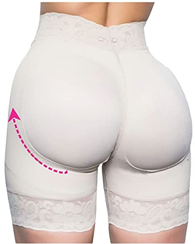 FAJAS COLOMBIANAS FAJA SHORTS LEVANTA GLUTEOS "COLA" DOBLE COMPRESSION ABDOMINAL Y DOBLE REFUERZO LEVANTA COLA2