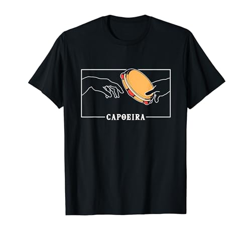 Michelangelo Creation of Adam Capoeira Ginga Dance カポエイラ Tシャツ