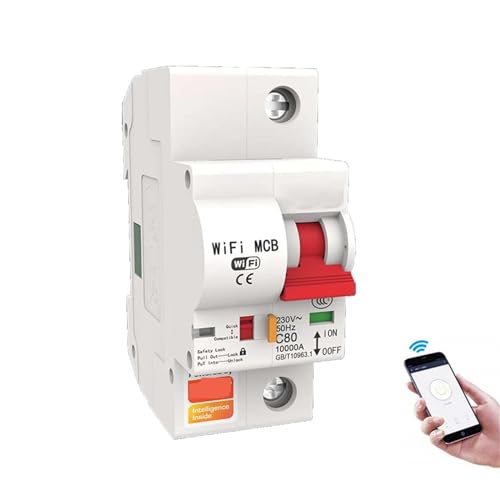 Disyuntor WiFi inteligente 3P 16A compatible con la aplicación Smart Life 4