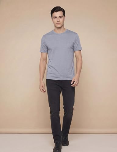 Image of FYLTR Men's Solid T-Shirt - Half Sleeve | Round Neck | 100% Cotton | Regular Fit T-Shirt (Pack of 2)
