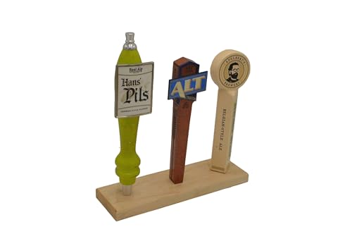 Elite Wine Racks Handmade in the USA Walnut Beer Tap