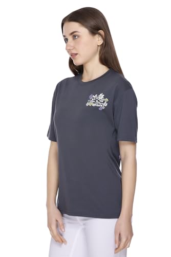 Image of Women Printed Drop-Shoulder Sleeves Oversized Pure Cotton T-Shirt (Combo of 2) |XS-XL Size