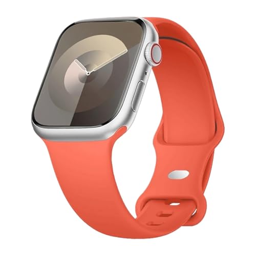 ���v�o���h�p�V���R���X�g���b�v 40mm 44mm 46mm 45mm 41mm 49mm(Coral red)