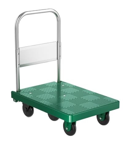Carretilla Dolly Plegable Heavy Duty 40x70x77 cm Verde miniatura 1