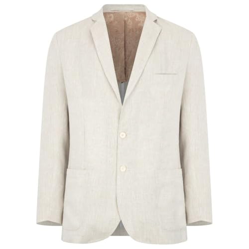 Blazer Banbridge de Lino Irlandés Walker and Hawkes para Hombre Americana Azul Marino