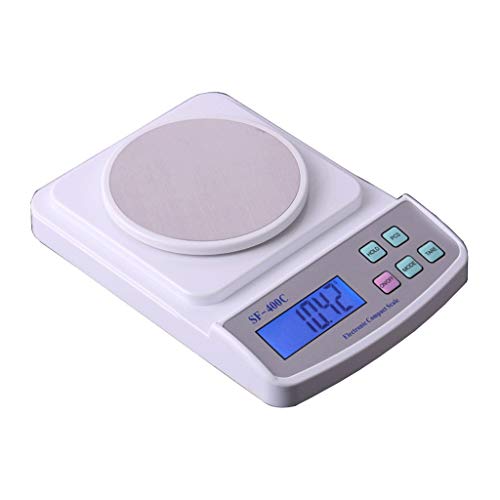 SaryEdge Balanza Digital Comercial para Alimentos, balanza multifunción de Alta precisión con Pantalla LCD retroiluminada, Multifuncional y portátil, 500 g/0,01 g, 500 g/0,01,500G/0.01G