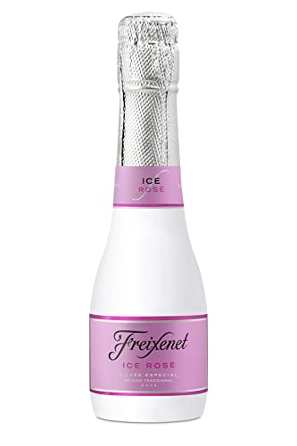 Freixenet ICE Rosé Cava (3 x 0,2 l) - Halbtrocken, intensive fruchtige Aromen von Erdbeeren und Himbeeren, in praktischer Kleinflasche perfekt für unterwegs, traditionelle Flaschengärung