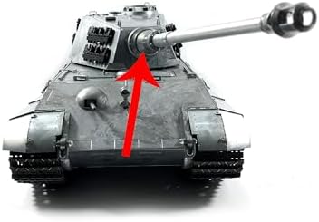 Mato 1:16 Metal King Tiger Tank Metal Barrel Mantlet Upgrade Parts Accessories image 4